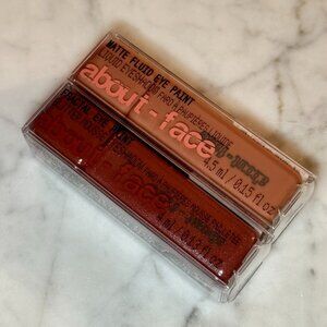 about-face Matte Fluid Eye Paint™ & Fractal Glitter Eye Paint Set | NEW MAKEUP